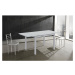 Rozkladací jedálenský stôl so sklenenou doskou 70x110 cm Fast – Tomasucci