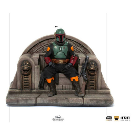 The Mandalorian Boba Fett on Throne Art Scale Statue (Star Wars) LUCSWR45621-10