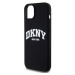 DKNY Liquid Silicone Arch Logo MagSafe Zadný Kryt pre iPhone 15 Plus Black