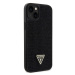 Guess Rhinestones Triangle Metal Logo Apple iPhone 15 GUHCP15SHDGTPK Black