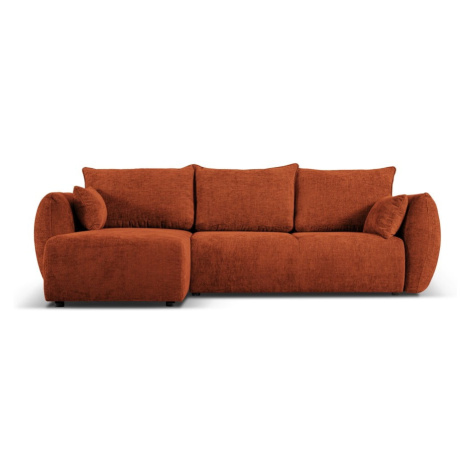 Oranžová rohová pohovka (ľavý roh) Matera – Cosmopolitan Design