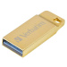 VERBATIM Flash Disk 16GB Metal Executive, USB 3.0, zlatý