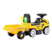 mamido  Detské odrážadlo traktor Truck s prívesom žltej
