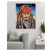 Diamantové maľovanie - JACK SPARROW I Rámovanie: bez rámu a bez vypnutia plátna, Rozmer: 40x50 c