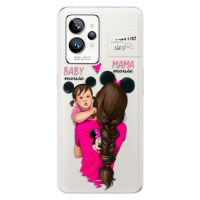 Odolné silikónové puzdro iSaprio - Mama Mouse Brunette and Girl - Realme GT 2 Pro