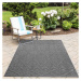 Kusový koberec Patara 4955 Grey – na von aj na doma Rozmery kobercov: 80x150