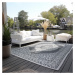 Krémovo-sivý vonkajší koberec 160x230 cm Gemini – Elle Decoration