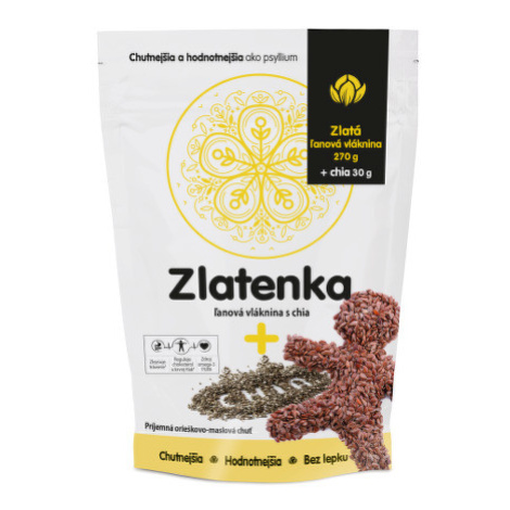 ZLATENKA Ľanová vláknina a chia 300 g