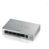 Zyxel GS1005-HP, 5 Port Gigabit PoE+ unmanaged desktop Switch, 4 x PoE, 60 Watt