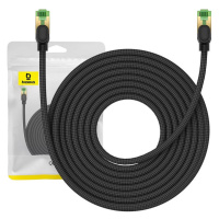 Kábel Baseus Braided network cable cat.8 Ethernet RJ45, 40Gbps, 10m (black)