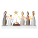 Biela svetelná dekorácia s vianočným motívom Krubba – Star Trading