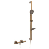 Sprchová batéria Hansa Prisma so sprchovacím setom 150 mm brúsený bronz 4813043181