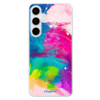 Odolné silikónové puzdro iSaprio - Abstract Paint 03 - Samsung Galaxy S24+