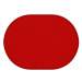 Kusový koberec Eton červený ovál - 80x150 cm Vopi koberce