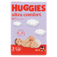 HUGGIES Ultra Comfort Jumbo 3, 78 ks