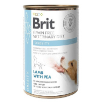 Brit Veterinary Diets GF dog Obesity 400g konzerva