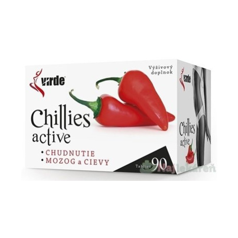 VIRDE CHILLIES ACTIVE výživový doplnok, 90ks