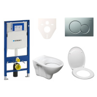 Cenově zvýhodněný závěsný WC set Geberit do lehkých stěn / předstěnová + WC S-Line S-line Pro 11