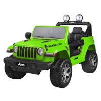 mamido  Detské elektrické autíčko Jeep Wrangler Rubicon 4x4 zelená