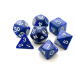 TLAMA games Sada 7 perleťových kostek pro RPG (9 barev) Barva: Tmavě modrá