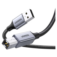 UGREEN USB-A (M)/USB-B 2.0 pletený kábel, 2 metre