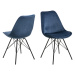 Dkton 23477 Dizajnová stolička Nasia, navy modrá