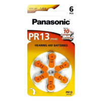 PANASONIC Pr13 batérie pr48 do načúvacích prístrojov 6 ks