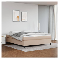 vidaXL Rám na boxspring posteľ, kapučínový 180x200 cm, umelá koža