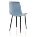 Modré zamatové jedálenské stoličky v súprave 2 ks Faffy – Tomasucci