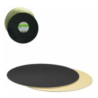 Podložka pod tortu 1 ks obojstranná čierno-zlatá 40 cm - Decora