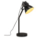 vidaXL Stolová lampa 25 W čierna 17x17x60 cm E27