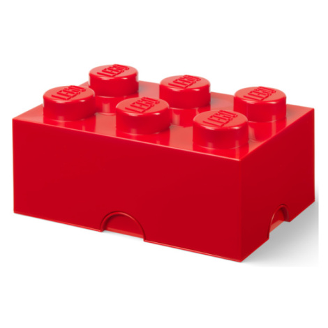 LEGO úložný box 6 - červená