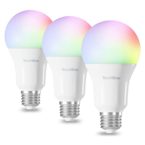 TechToy Smart Bulb RGB 11W E27 3ks