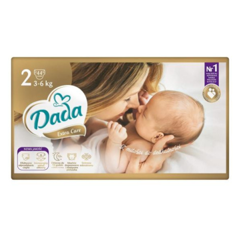 DADA Extra Care Plienky jednorázové 2 Mini (3-6 kg) 44 ks