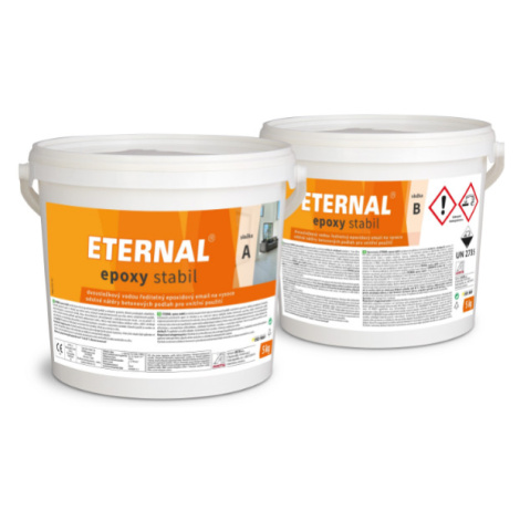 AUSTIS ETERNAL EPOXY STABIL - Epoxidová farba na betónové podlahy ES - svetlošedá 10 kg (zložka 