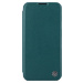 Nillkin Qin PRO Plain Kožené Puzdro pre iPhone 15, Zelené