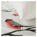 Vianočné posteľné obliečky BERRY z bavlneného saténu 220x200 cm, 70x80 cm/X2