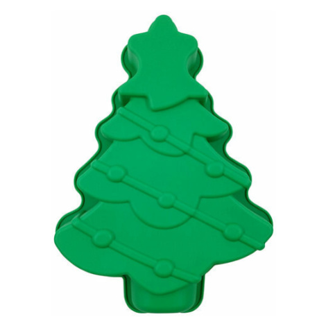 Altom Silikónová forma Vianočný stromček, 30 x 21,5 x 4 cm, zelená
