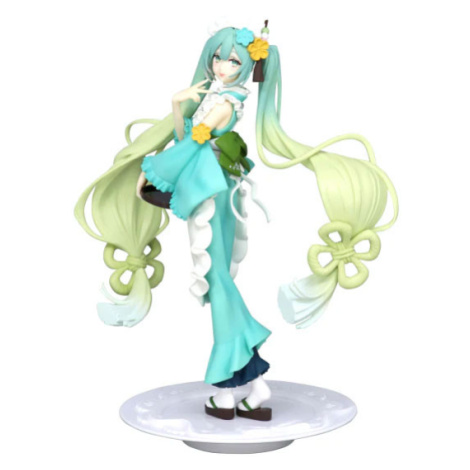 Furyu Hatsune Miku Exceed Creative PVC Statue Matcha Green Tea Parfait Mint Ver. 21 cm