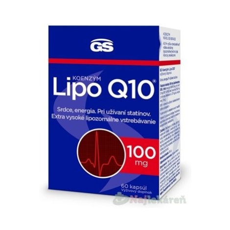 GS Koenzym Lipo Q10 100mg 60 kapsúl