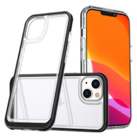 Odolné puzdro na Apple iPhone 11 Hybrid Armor 3v1 transparentno-čierne