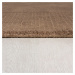 Kusový ručně tkaný koberec Tuscany Textured Wool Border Brown - 200x290 cm Flair Rugs koberce