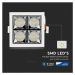 Zapustené bodové LED svietidlo PRO 12° 16W, 6500K, 1280lm, VT-2-16 (V-TAC)