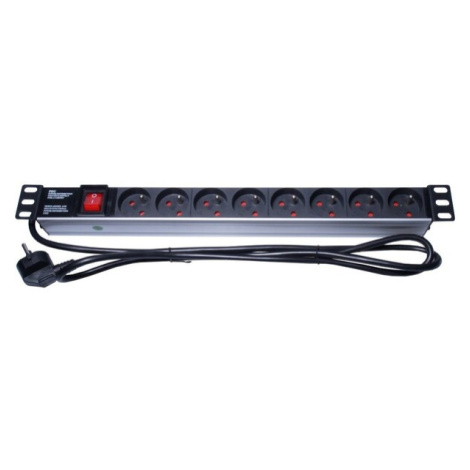 PremiumCord PDU 19" 1U 8x230V