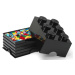 LEGO úložný box 6 - čierna