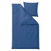 Modré damaškové obliečky na jednolôžko 140x200 cm Clear – Södahl