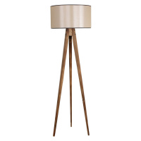 Stojacia lampa Lambader 153 cm hnedá/béžová