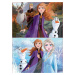 Drevené puzzle pre deti Frozen Educa 2*50 dielov od 5 rokov