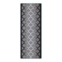 Protiskluzový běhoun na míru Zel 1017 Silver (Grey) - šíře 120 cm Berfin Dywany