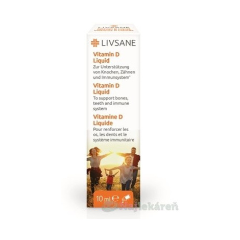 LIVSANE Tekutý vitamín D 10 ml